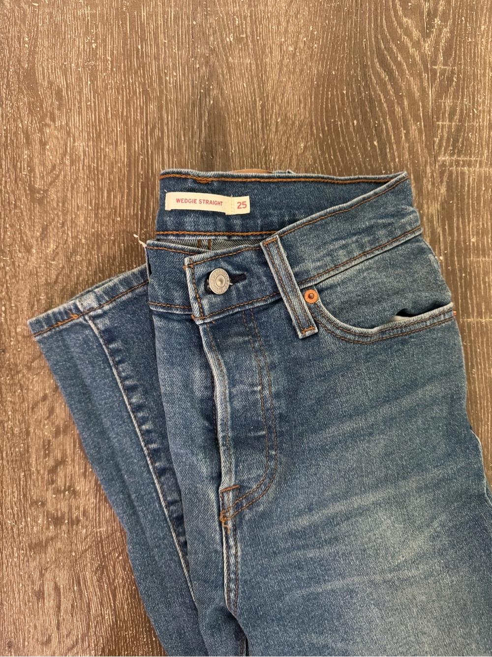 Levi's Wedge Straight Jeans 25